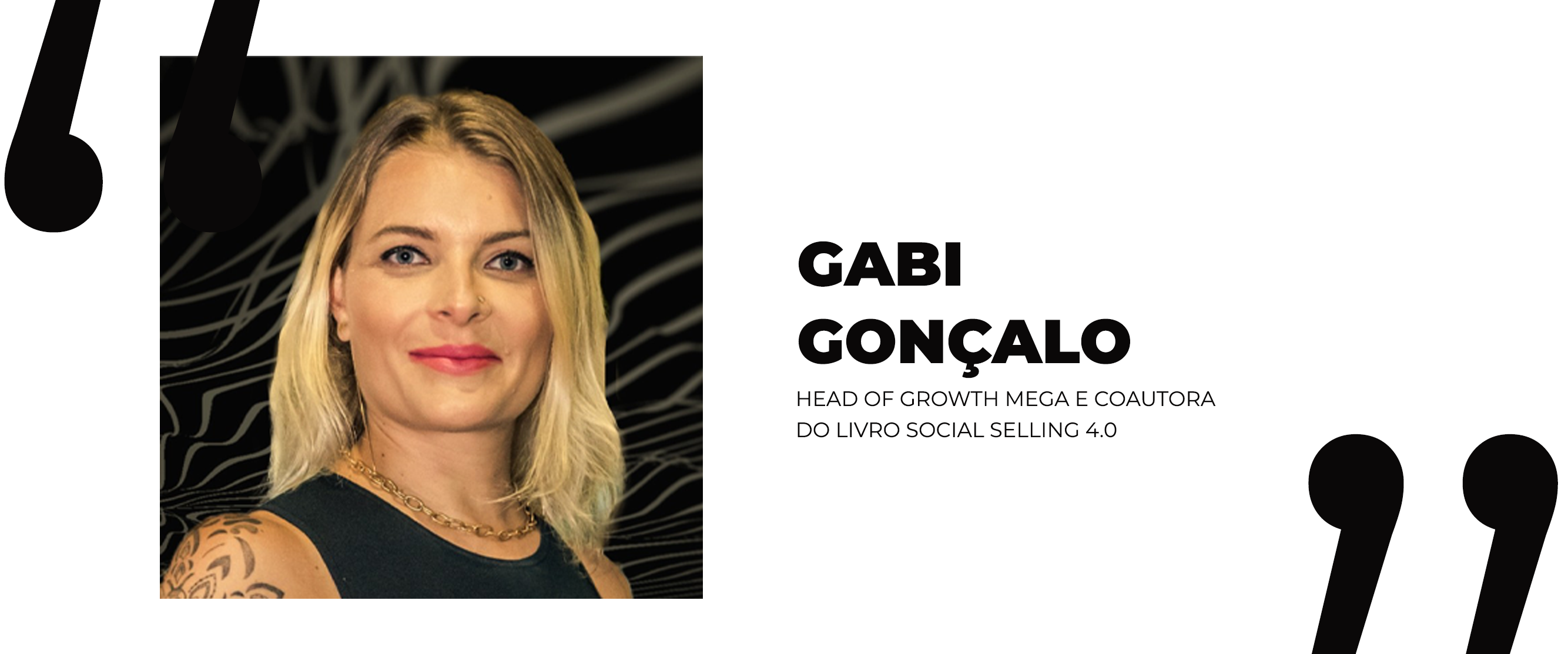 Gabi Gonçalo, Head of Growth MEGA e coautora do livro Social Selling 4.0.