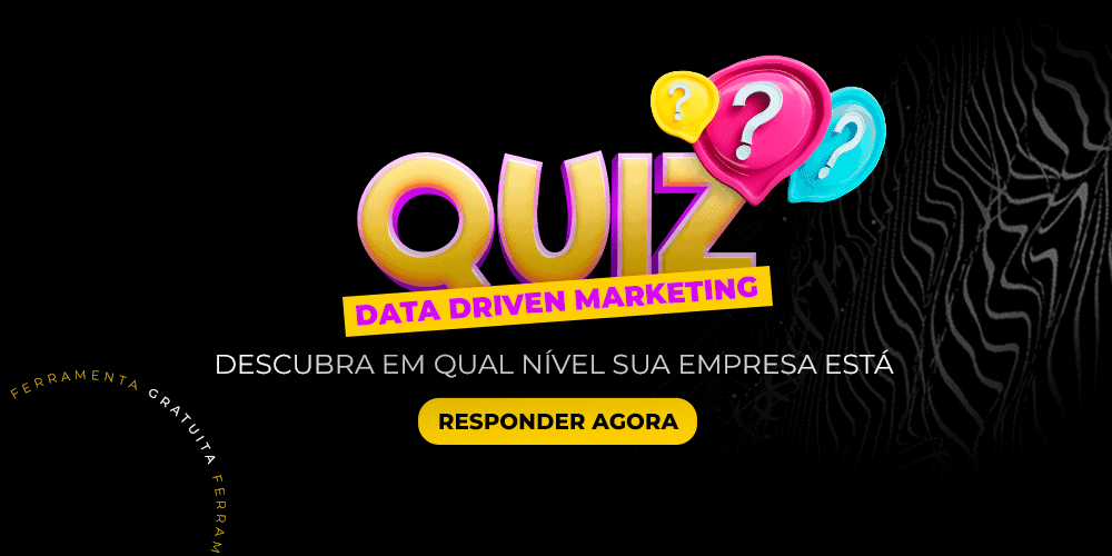 Banner para quiz data driven marketing